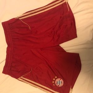 Vintage Bayern Munich Soccer Shorts.
